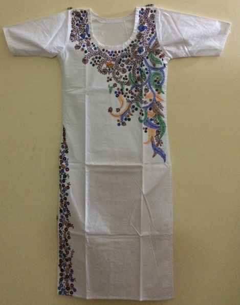 madhubani painting design on kurti